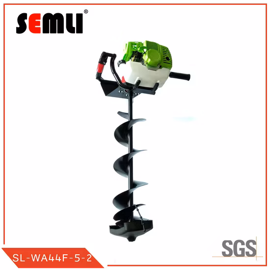 Tree Planting Machine Two Stroke High Power Planting Digging Hole Piling Machine 52cc Petrol Earth Auger
