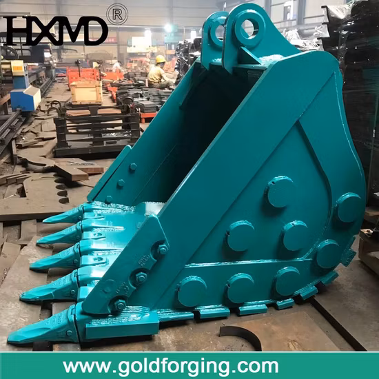 Prix ​​d'usine excavatrice Kobelco Sk210 godet d'excavatrice Kobelco Sk330 godet de forage de roche excavatrice godet de creusement de roche